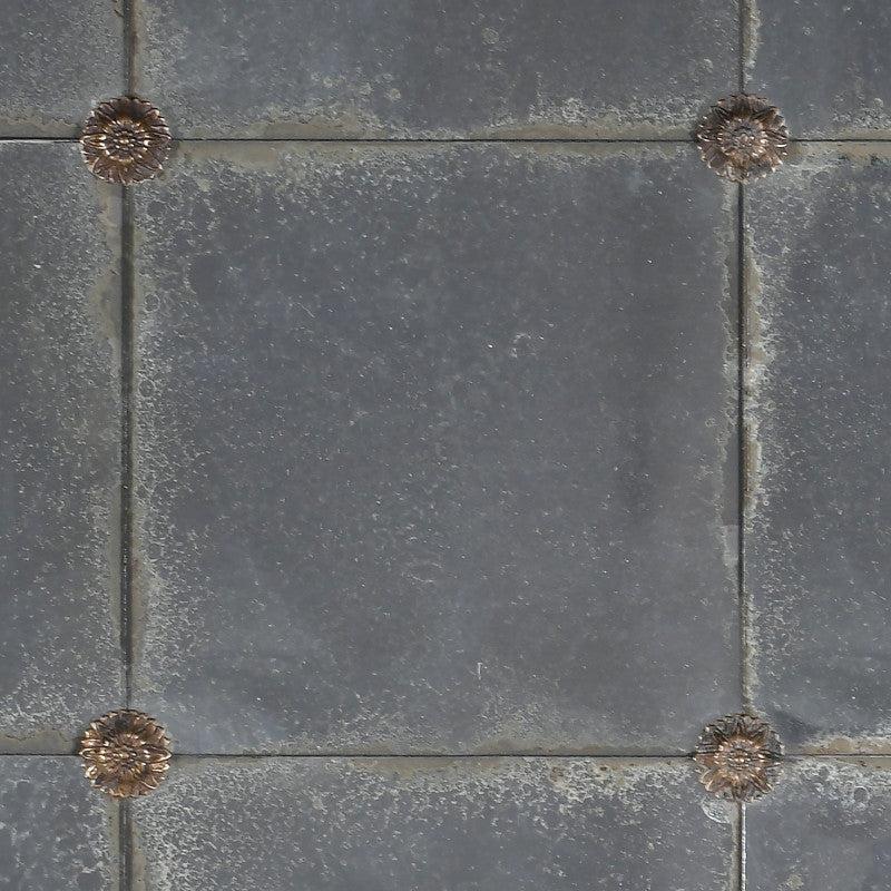 Greige Parisian Cafe Mirror - Oxidised Antiqued Finish - 100x125cm