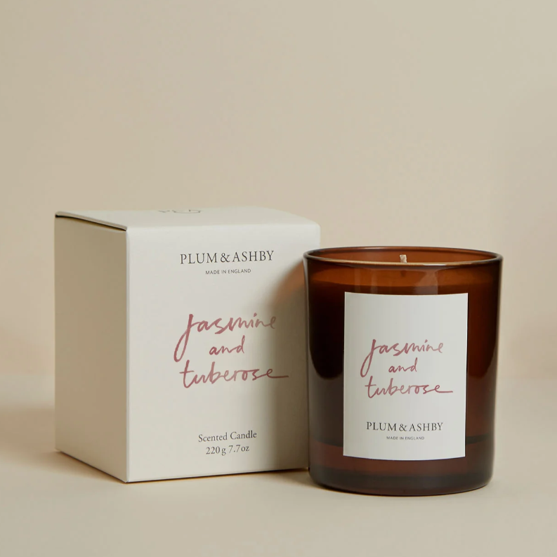 Greige Plum & Ashby Scented Candle - Various Fragrances