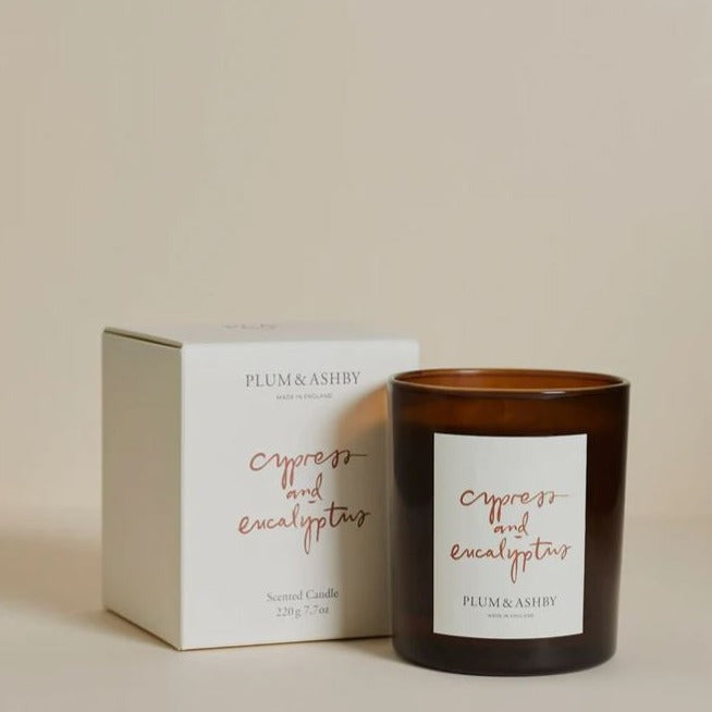 Greige Plum & Ashby Scented Candle - Various Fragrances