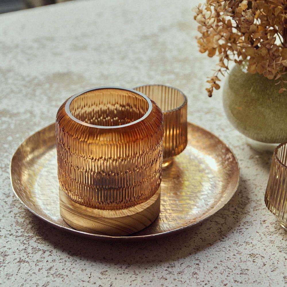 Greige Portable Use Anywhere Battery Table Lamp - Sepia