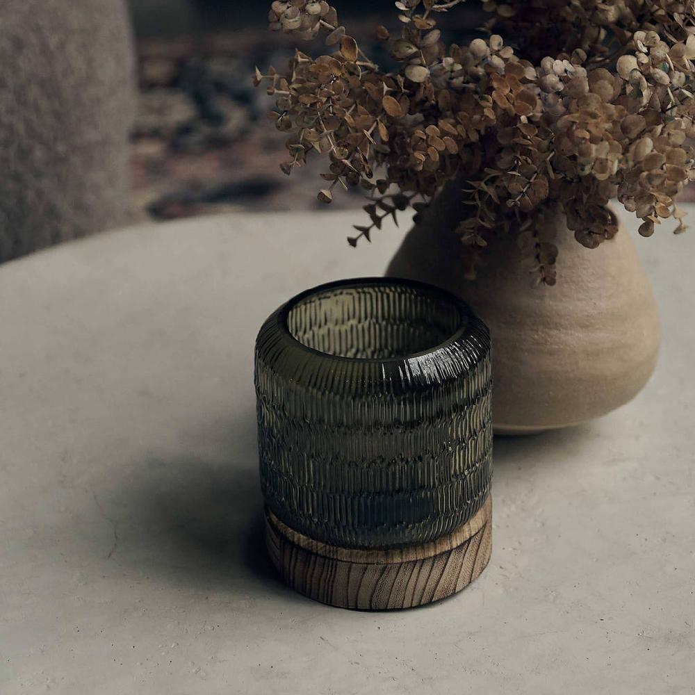 Greige Portable Use Anywhere Battery Table Lamp - Slate