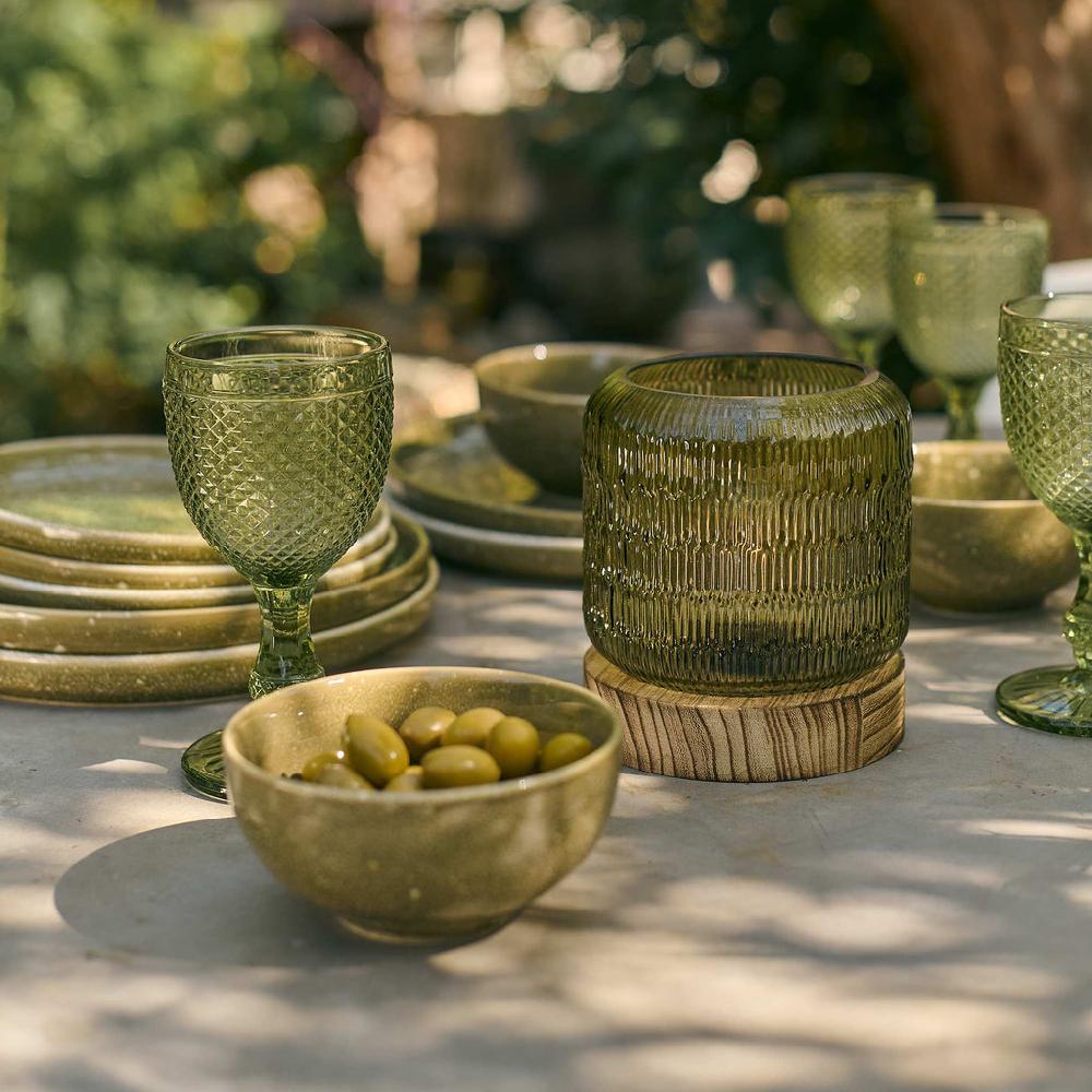 greige Portable Use Anywhere Battery Table Lamp - Slate