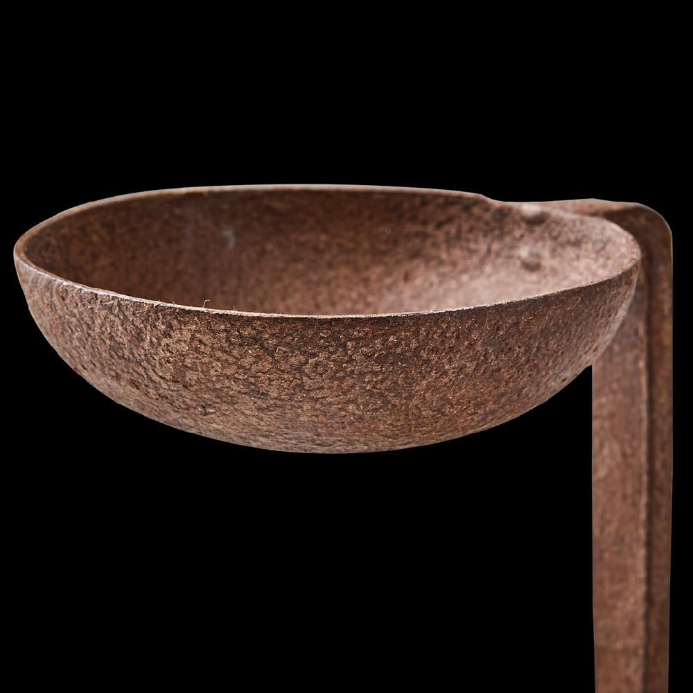 Greige Rusty Iron Tealight Stand - Three Size Options