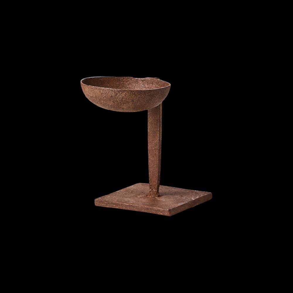 greige Rusty Iron Tealight Stand - Three Size Options