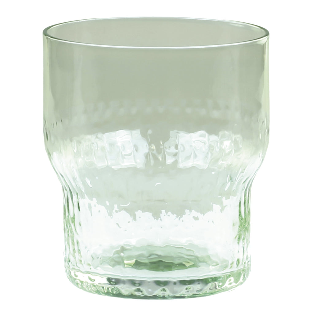Greige Single Handcrafted Glass Tumblers - Antique Green
