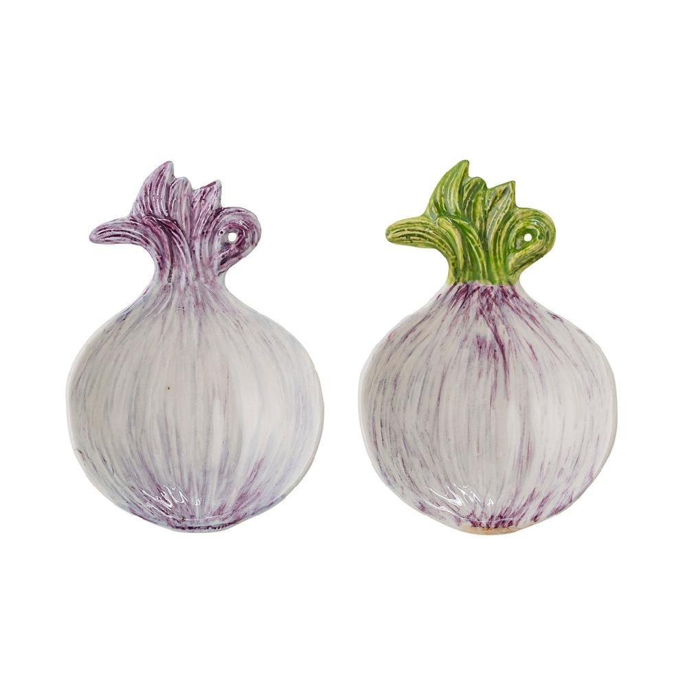 Greige Stoneware Veggie Series - Mini Onion Dipping Bowl