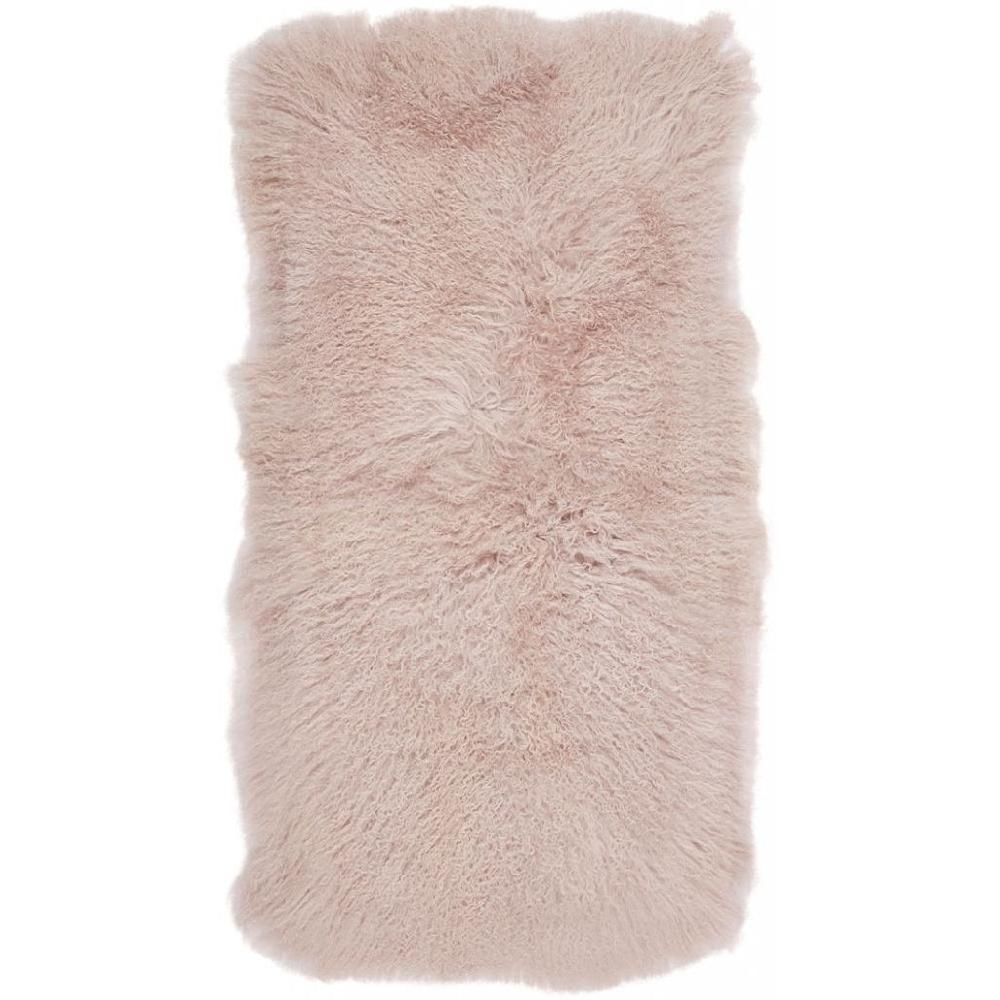 Greige Stunning Tibetan Sheepskin Rug Or Throw - Dove