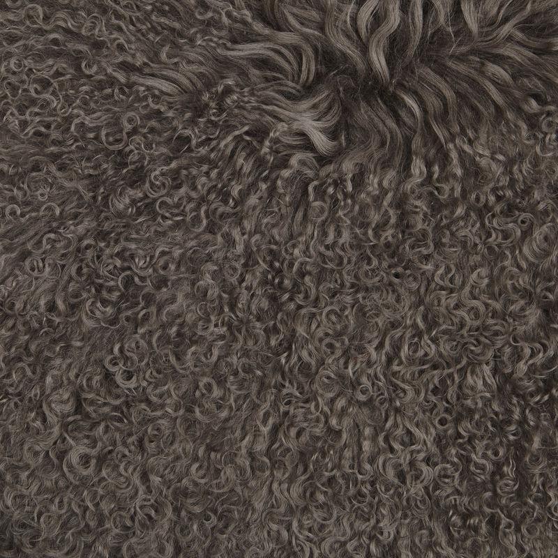 Greige Stunning Tibetan Sheepskin Rug Or Throw - Taupe
