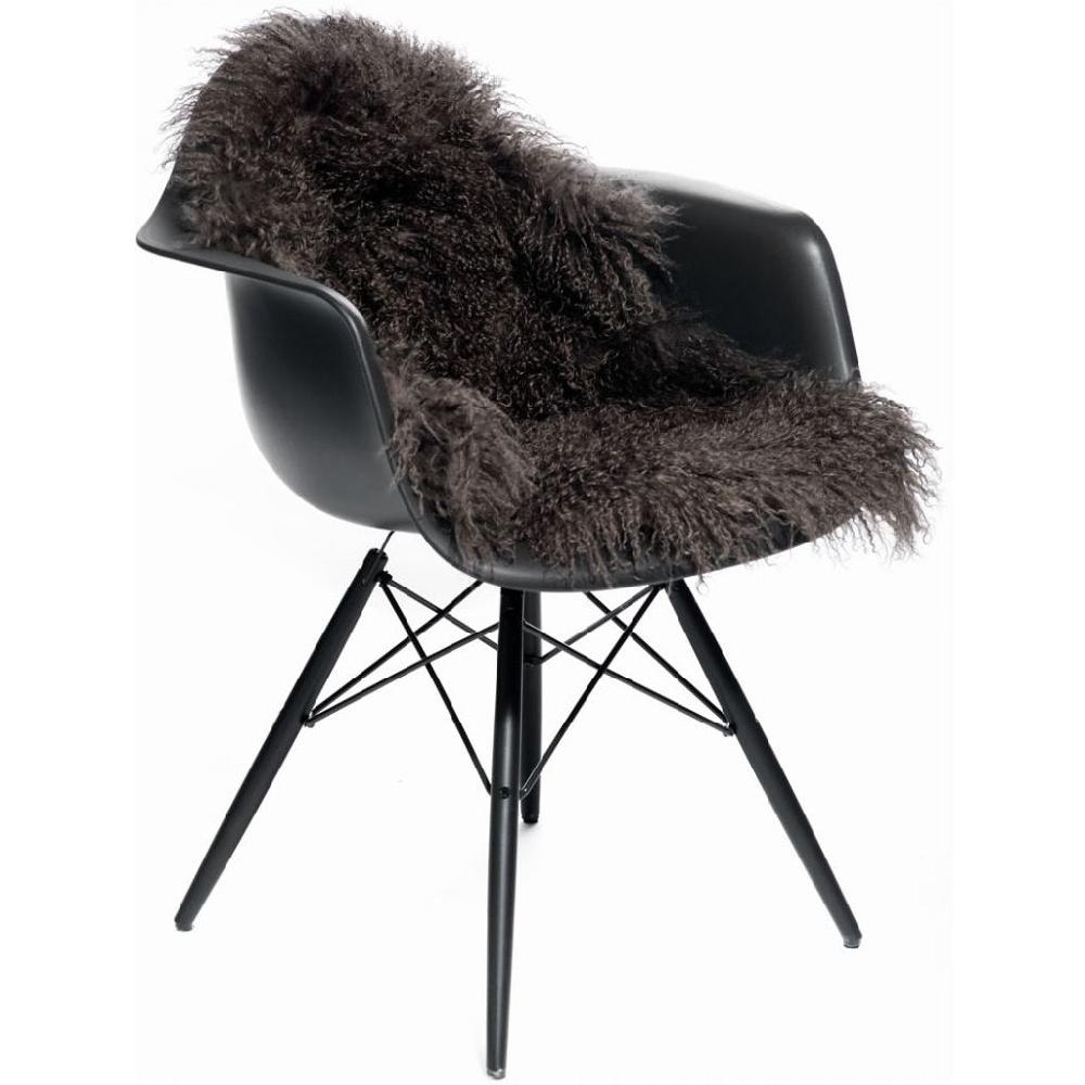 greige Stunning Tibetan Sheepskin Rug or Throw - Taupe