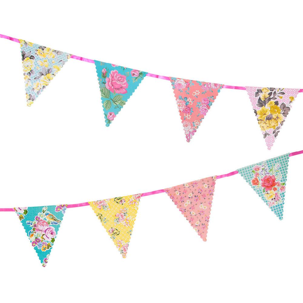 Greige Talking Tables Truly Scrumptious Paper Bunting