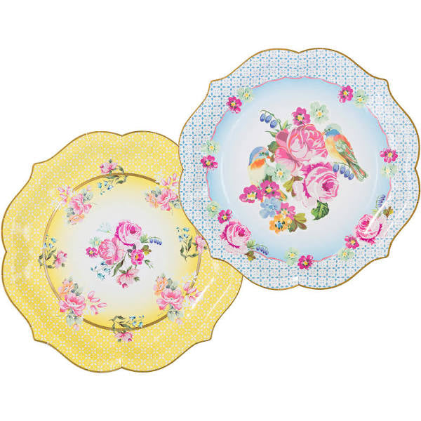 Greige Talking Tables Truly Scrumptious Paper Serving Plates