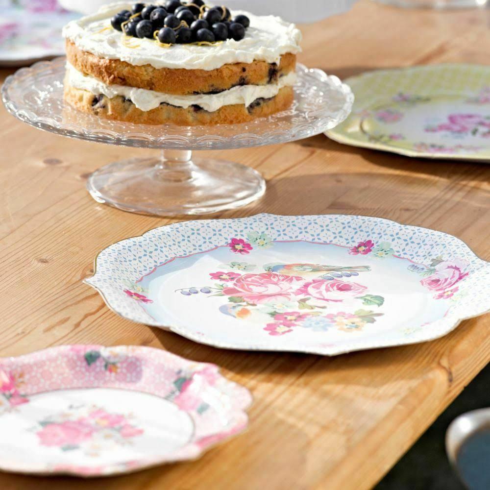 Greige Talking Tables Truly Scrumptious Paper Serving Plates