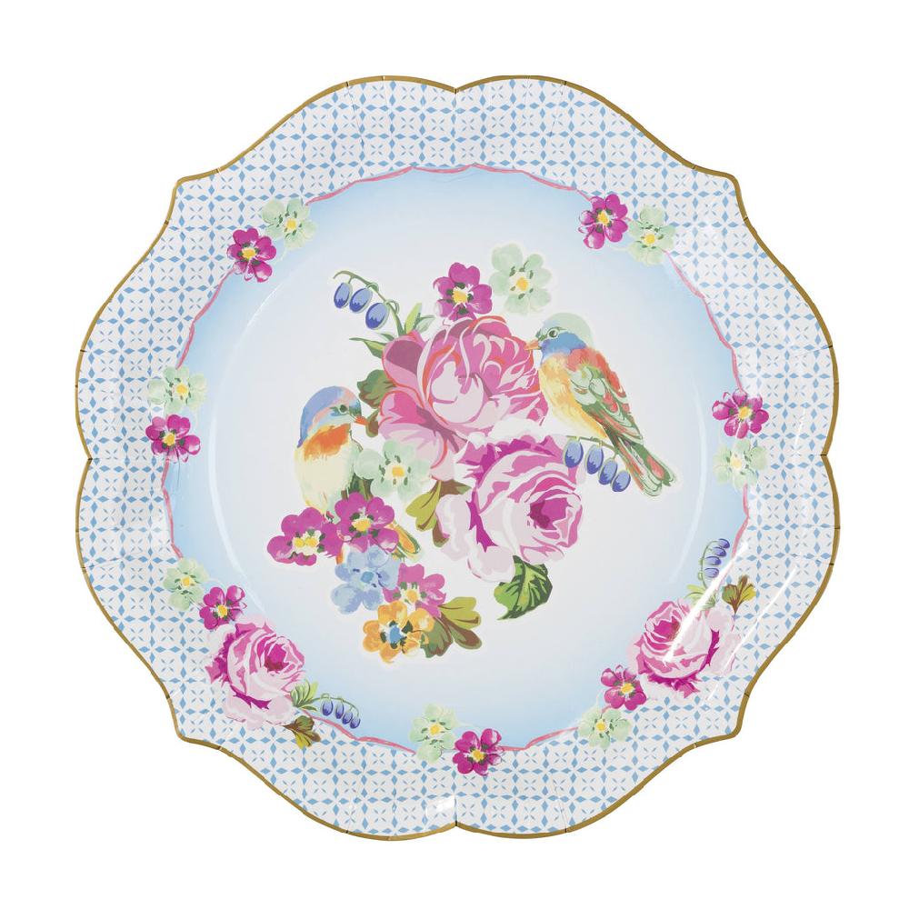 Greige Talking Tables Truly Scrumptious Paper Serving Plates