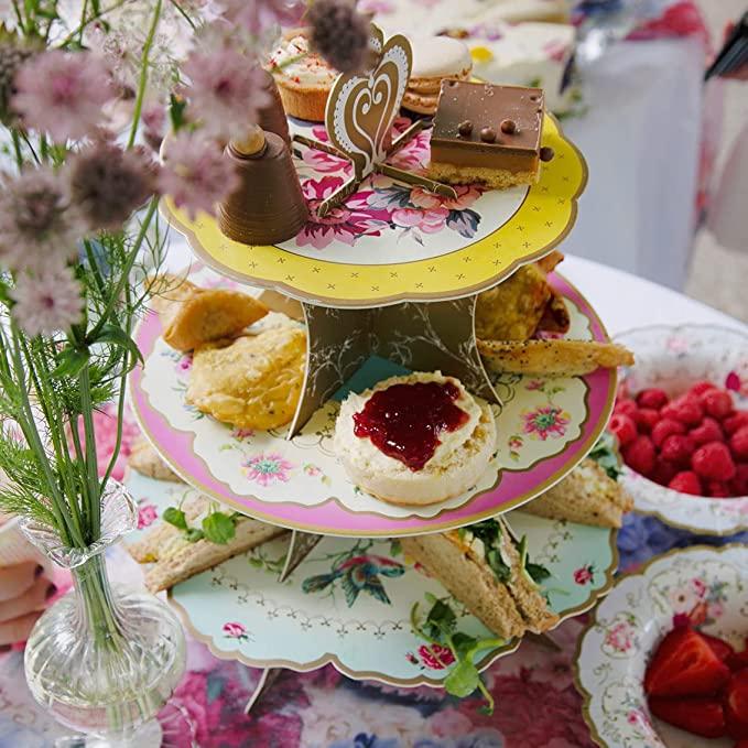 Greige Talking Tables Truly Scrumptious Reversible Cake Stand