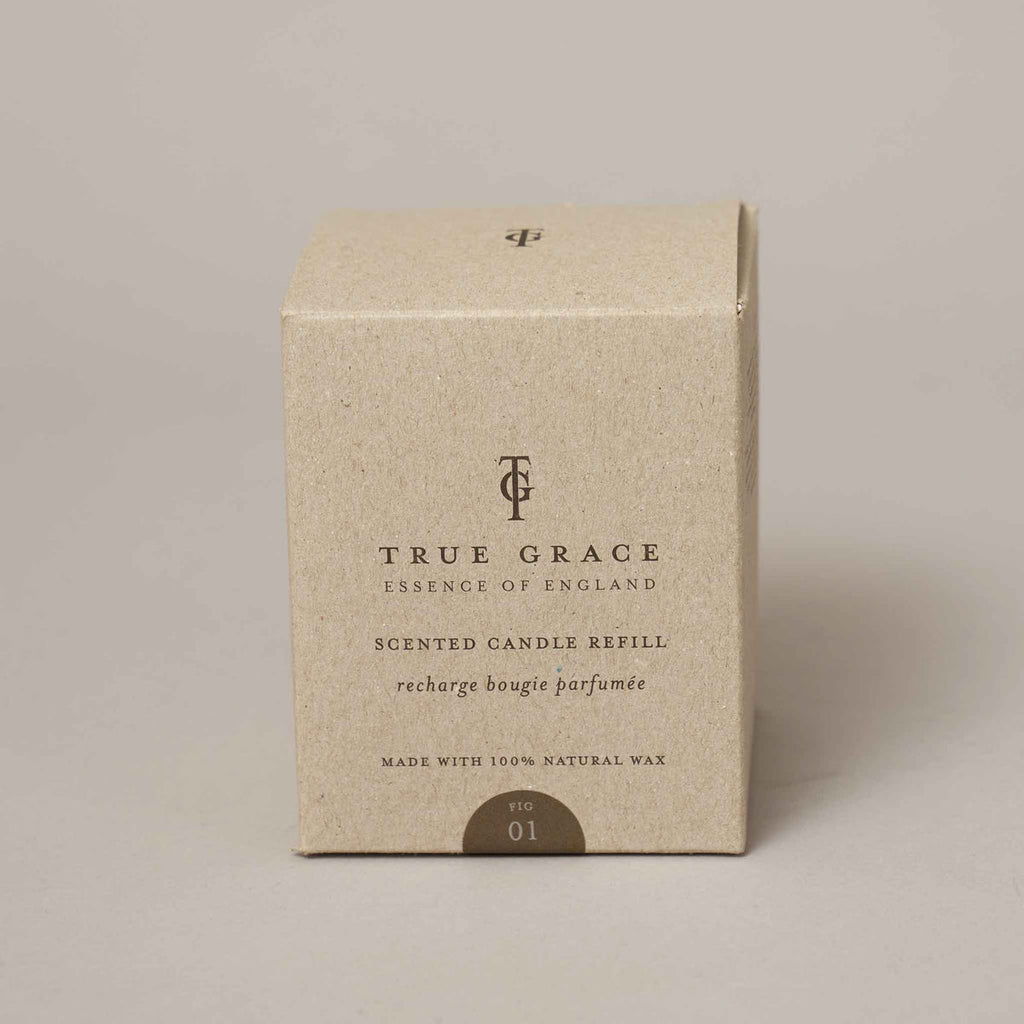 greige True Grace Classic Scented Candle Refill - Fig