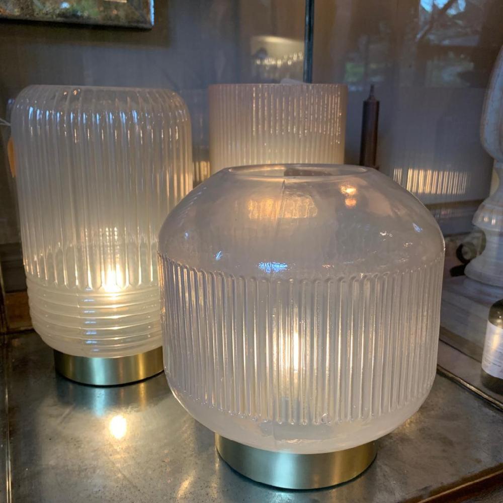 Greige Use Anywhere Lamp - Brooklyn - Frosted Light Grey