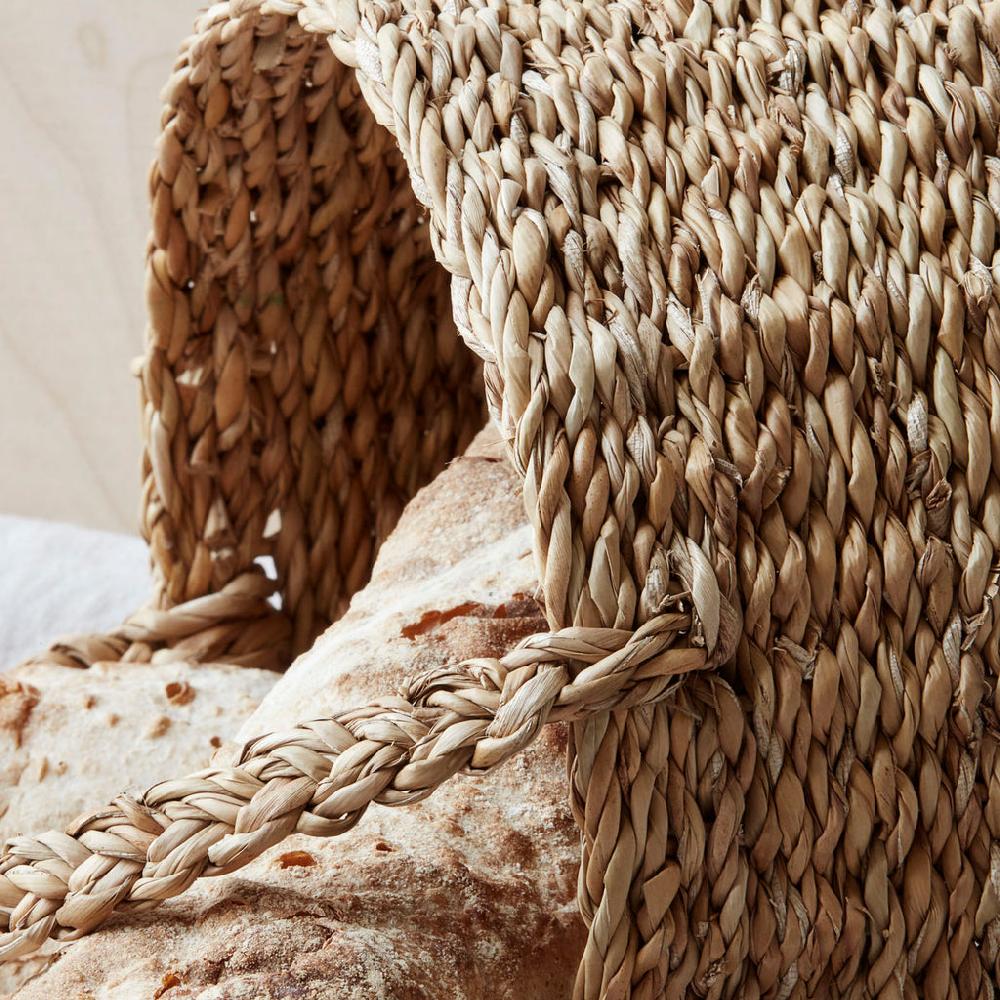 Greige Woven Seagrass Basket - Use - House Doctor Denmark