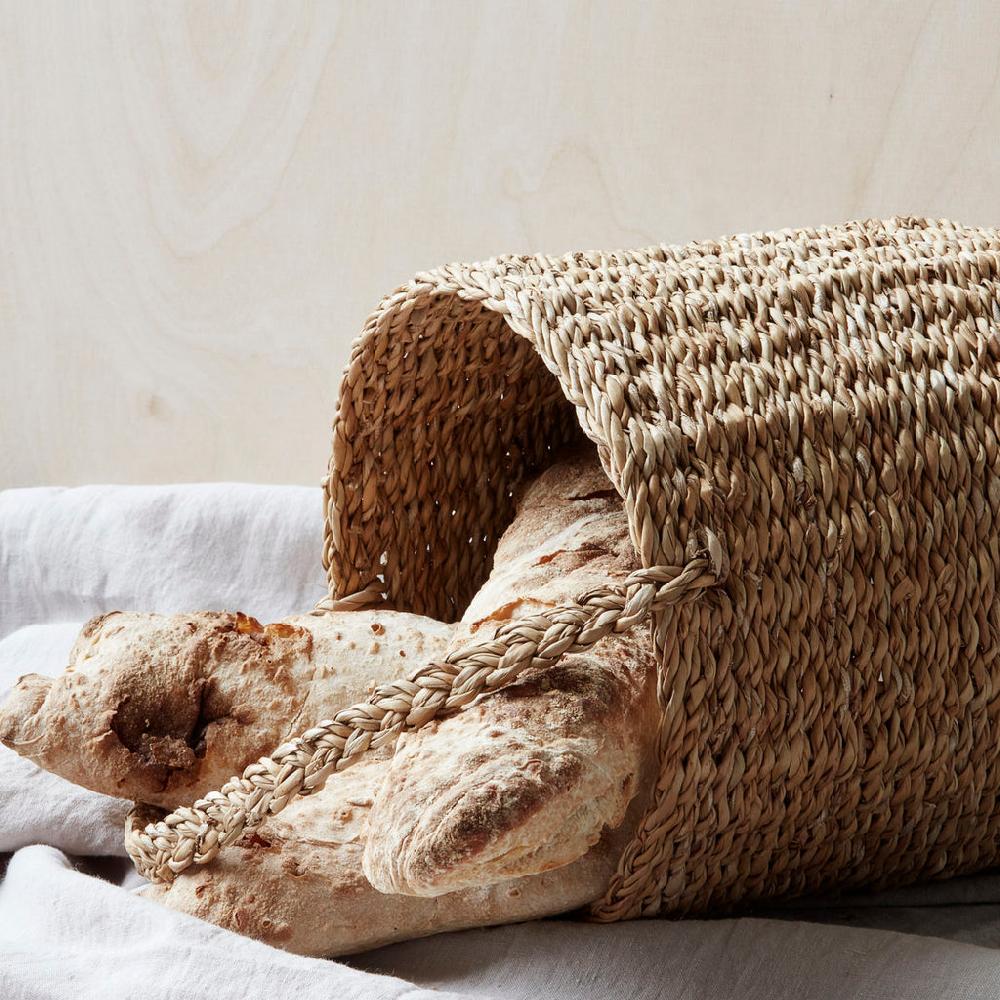 Greige Woven Seagrass Basket - Use - House Doctor Denmark
