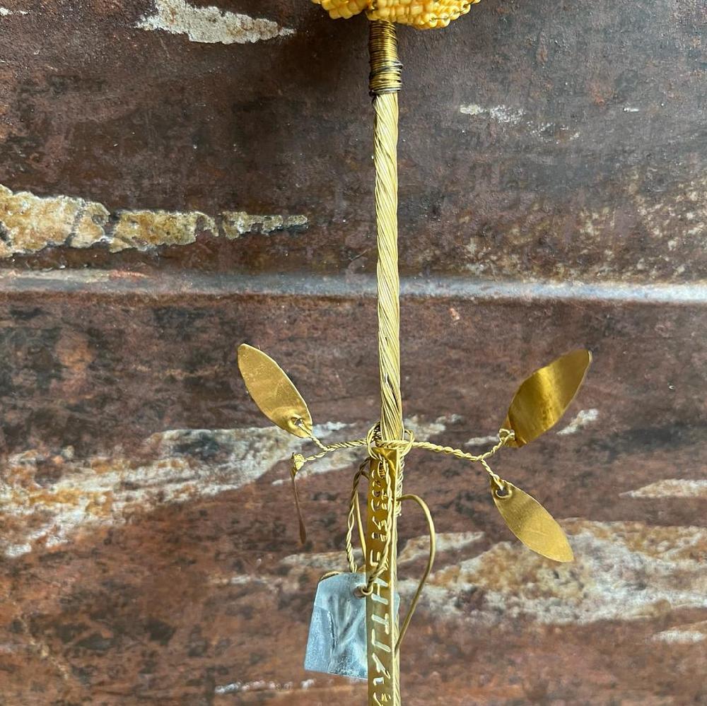 Greige Yellow Beauty Flower Stem - Botanical Range - Walther & Co