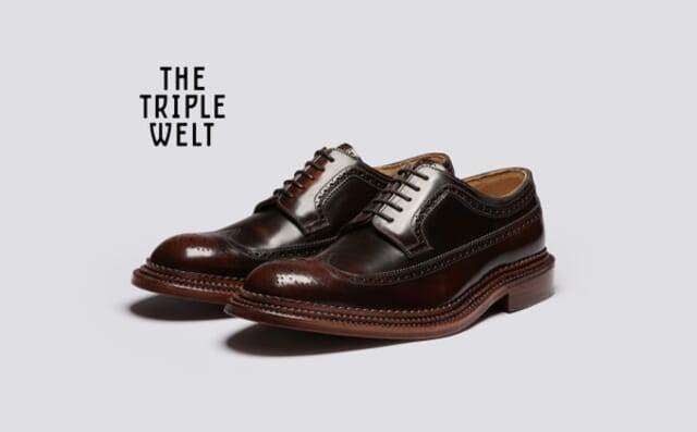 grenson Aldwych | Shoes for Men in Brown with Triple Welt