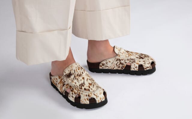Grenson Annalise | Clog Sandals For Women In Western Print