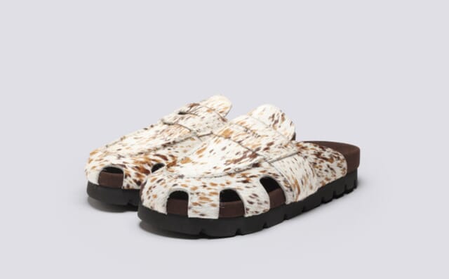 grenson Arlen | Clog Sandals for Men in Western Print