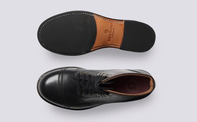 Grenson Betsy | Womens Boots In Black Pull Up Leather