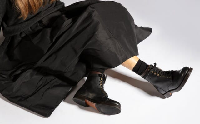 Grenson Betsy | Womens Boots In Black Pull Up Leather