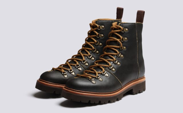 grenson Brady | Hiker Boots for Men in Brown Vintage Softie