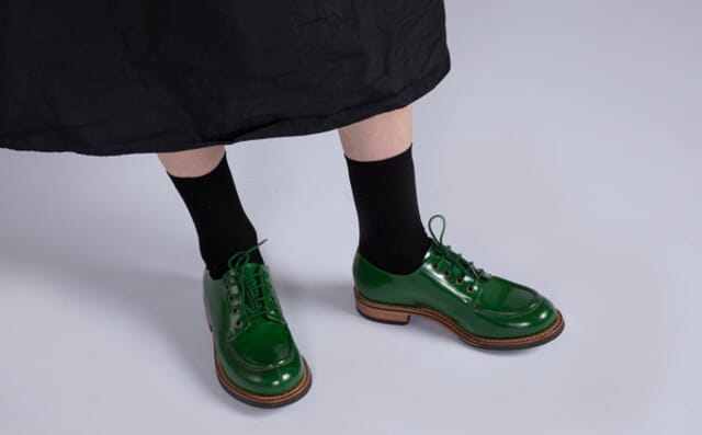 Grenson Caitlyn | Womens Shoes In Green Gloss Leather