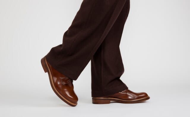 Grenson Camden | Mens Derby Shoes In Mid Brown Leather