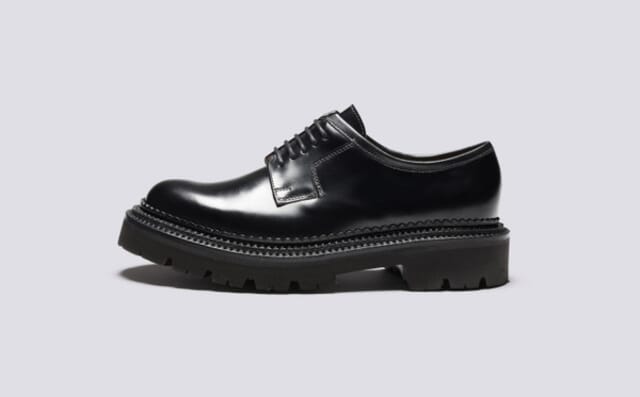 Grenson Camden | Womens Triple Welt Shoes In Black Leather