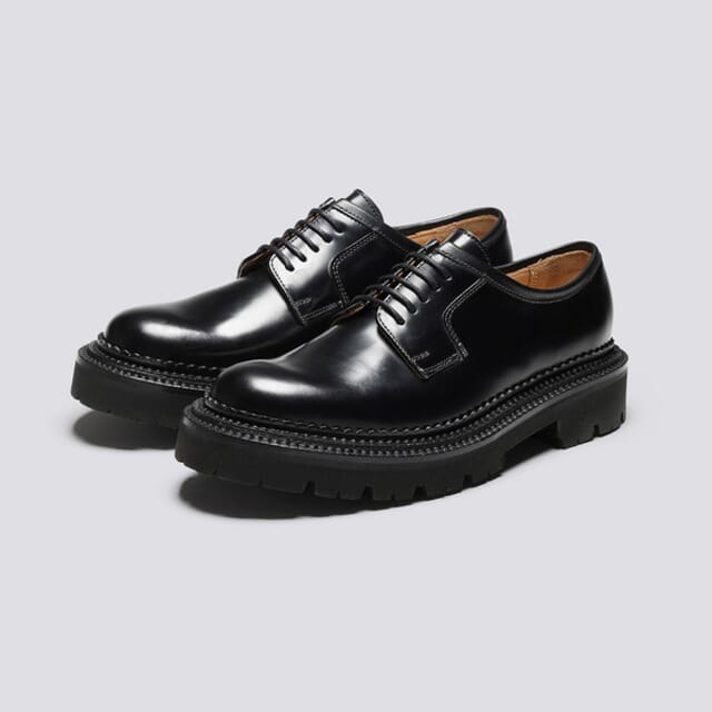 Grenson Camden | Womens Triple Welt Shoes In Black Leather