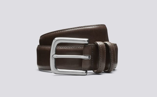 grenson Casual Belt New Oak | Hand Painted Italian Leather Belt In New Oak Shoes