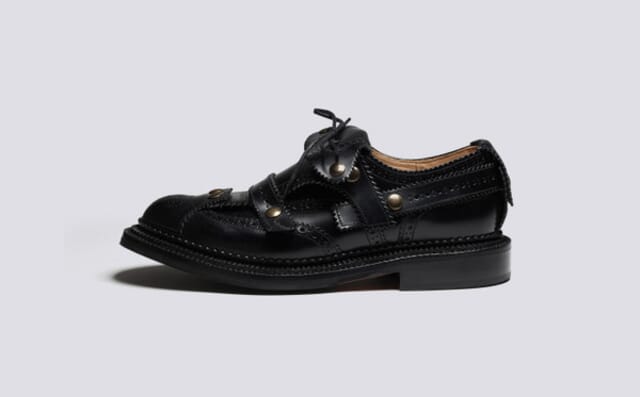 Grenson CRAIG GREEN + Grenson | Mens Brogues In Black Leather Shoes