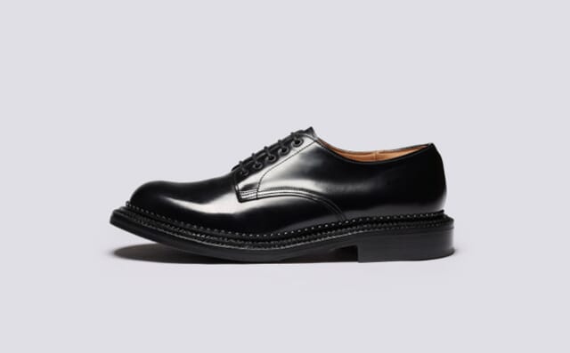 Grenson Dermot | Mens Shoes In Black Bookbinder Leather