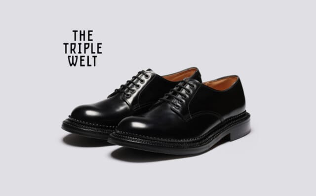 grenson Dermot | Mens Shoes in Black Bookbinder Leather