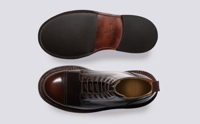 Grenson Desmond | Mens Boots In Dark Brown With Triple Welt