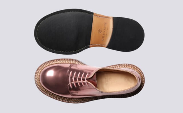 Grenson Devon | Womens Shoes In Rose Gold With Triple Welt