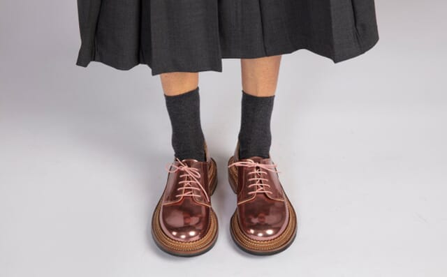 Grenson Devon | Womens Shoes In Rose Gold With Triple Welt