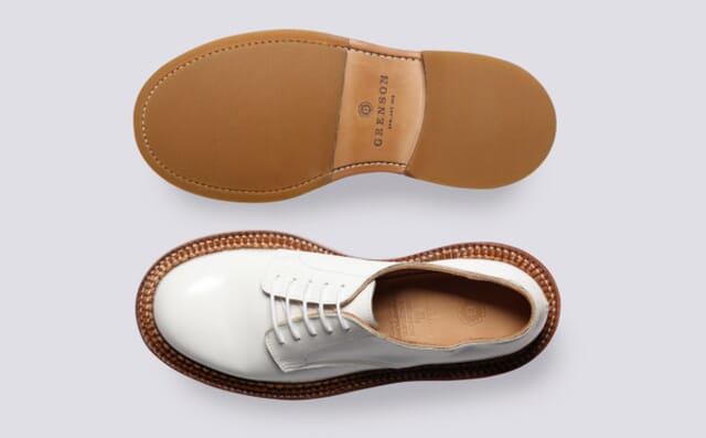 Grenson Devon | Womens Shoes In White With Triple Welt