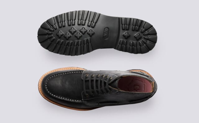 Grenson Easton | Mens Boots In Black On Commando Sole