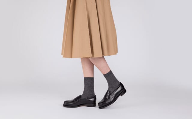 Grenson Epsom | Womens Loafers In Black Bookbinder Leather