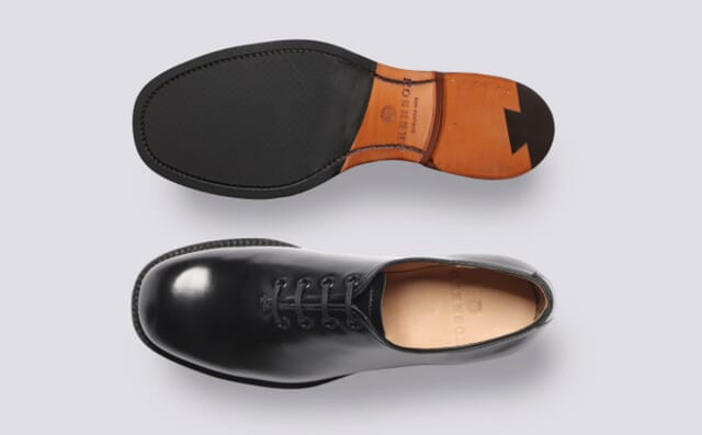 Grenson Fairfax | Womens Wholecut Oxford Shoes In Black Leather