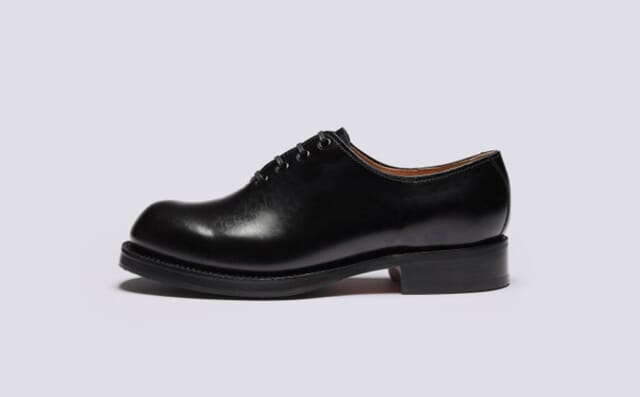 Grenson Fairfax | Womens Wholecut Oxford Shoes In Black Leather