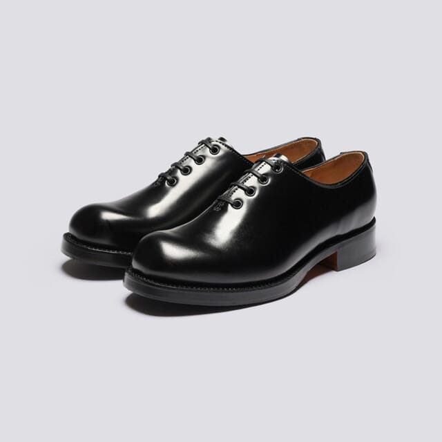 Grenson Fairfax | Womens Wholecut Oxford Shoes In Black Leather