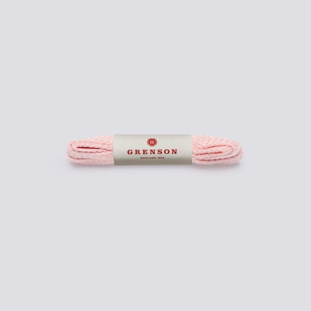 Grenson Flat Boot Laces | Pink Unisex Boot Laces 110cm