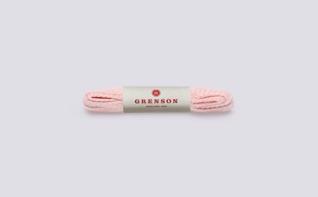 grenson Flat Boot Laces | Pink Unisex Boot Laces 110cm