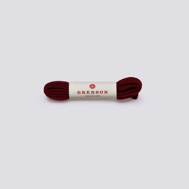 Grenson Flat Shoe Laces | Red Unisex Shoe Laces 100cm