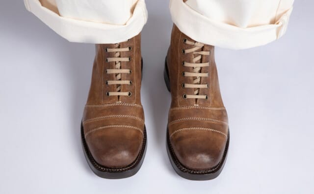 Grenson Aldo | Mens Boots In Nutmeg Burnished Suede